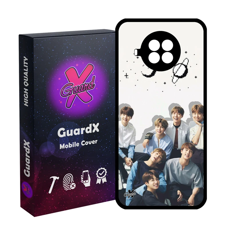 کاور گارد ایکس طرح K-Pop مدل Glass10680 مناسب برای گوشی موبایل شیائومی  MI 10T Lite/Redmi Note 9 Pro 5G/10I 5G