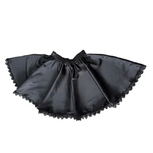 دامن کلوش زنانه مدل ساتن گیپوردار