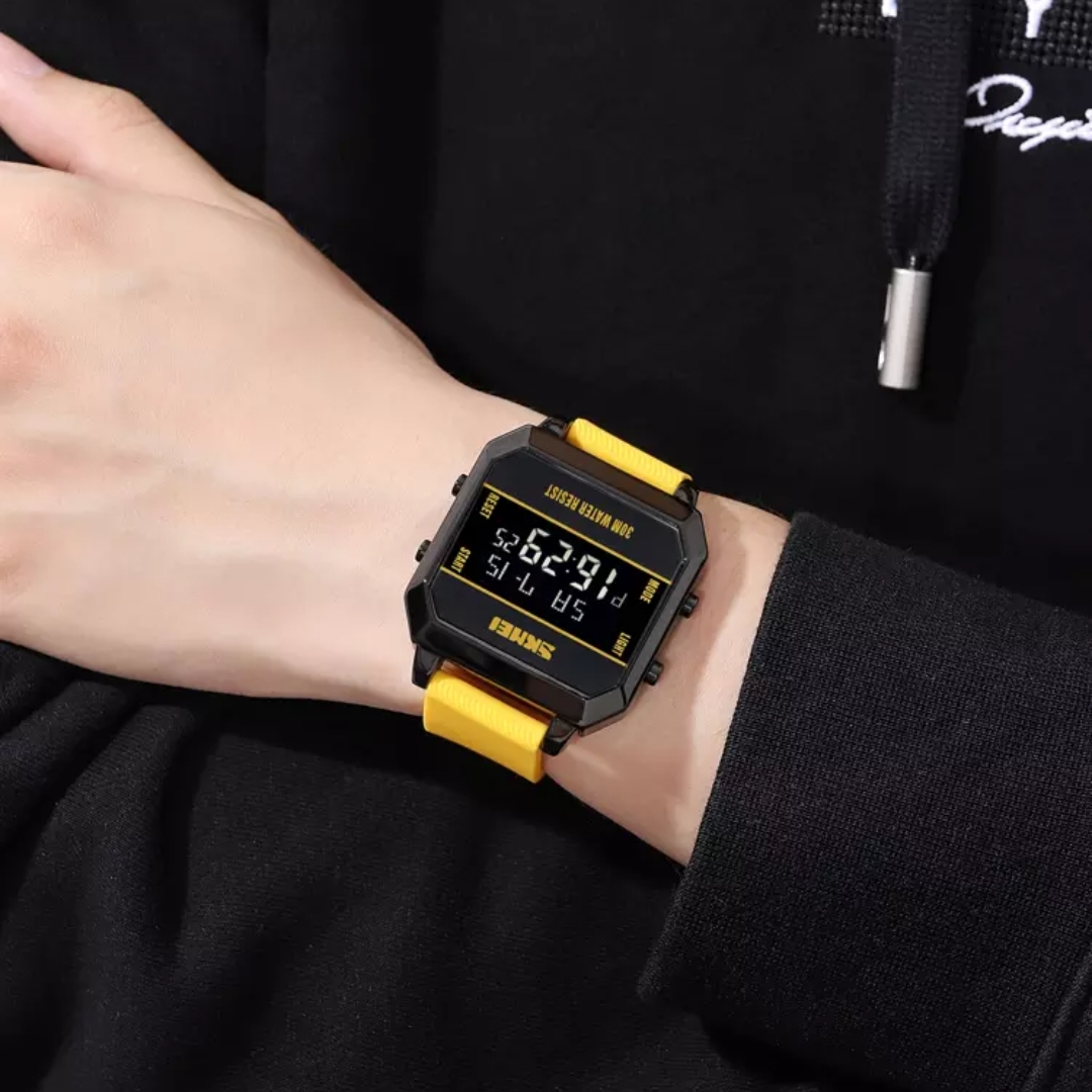 ساعت مچی دیجیتال اسکمی مدل بند پیو کد S-K -  - 2