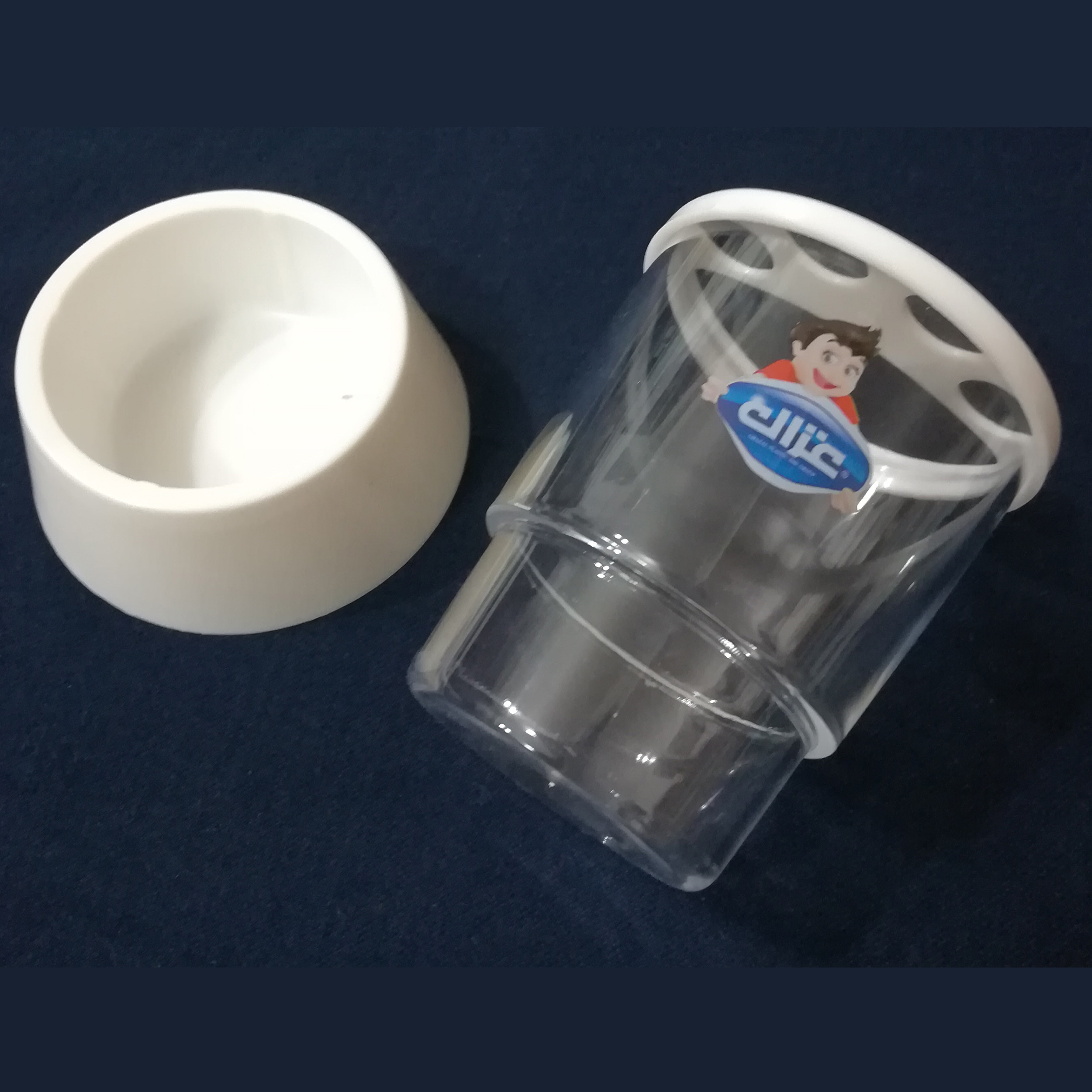 جا مسواکی غزال مدل ارغوان طرح رو میزی