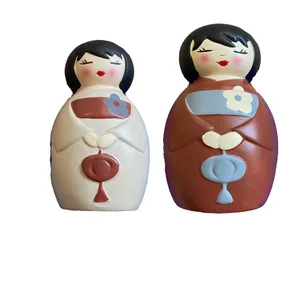 تندیس مدل خانم ژاپنی مجموعه 2 عددی