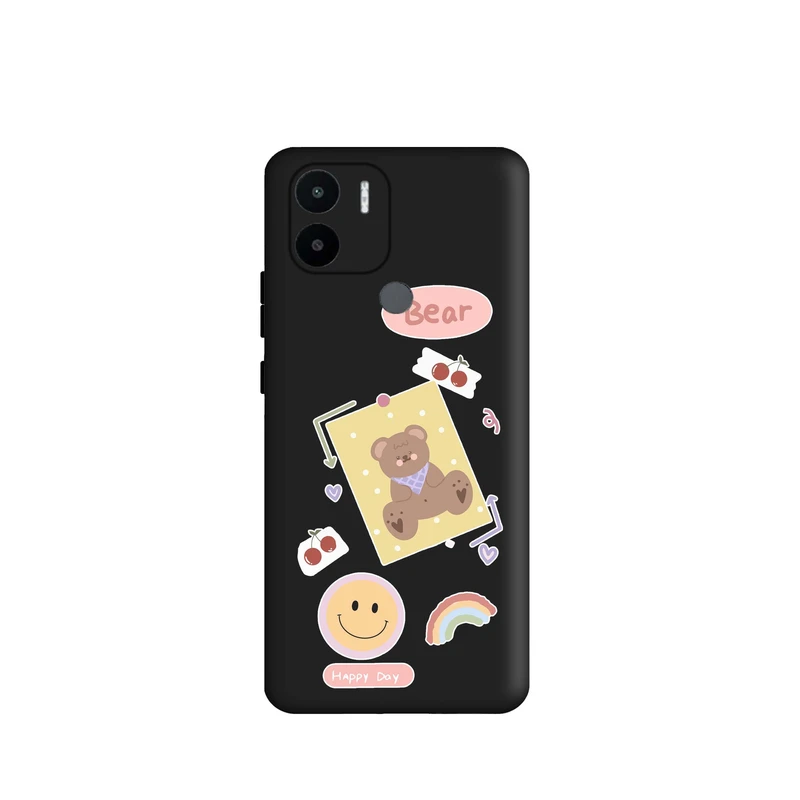 کاور قاب گارد طرح خرسی ناز کد m6093 مناسب برای گوشی موبایل شیائومی Redmi A1 Plus / Redmi A2 Plus