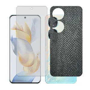 Glass together model matte screen protector suitable for Honor 90 mobile phone with back cover sticker