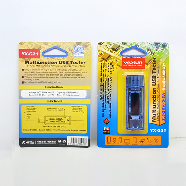 تستر درگاه USB یاکسون مدل YX-G21