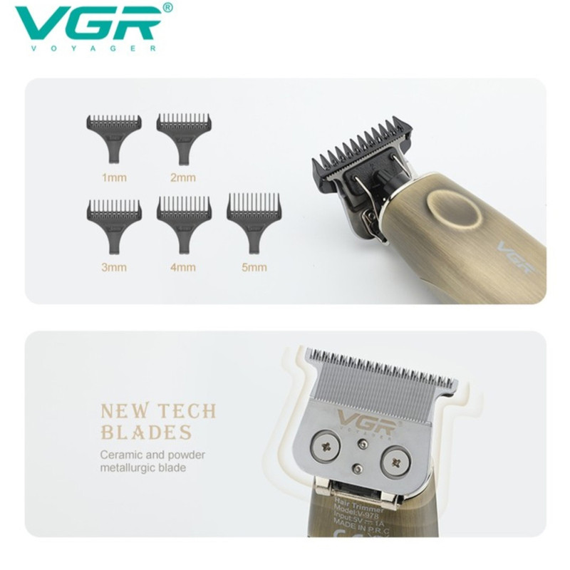 ماشین اصلاح موی سر و صورت وی جی ار مدل V-978 ماشین اصلاح موی سر و صورت وی جی ار مدل V-978