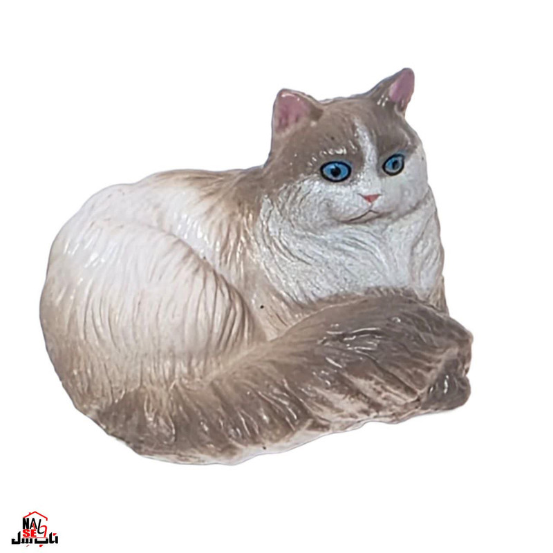 فیگور ناب سل مدل گربه رگدال کد RAGDOLL NAAB022 ارتفاع 3 سانتی متر