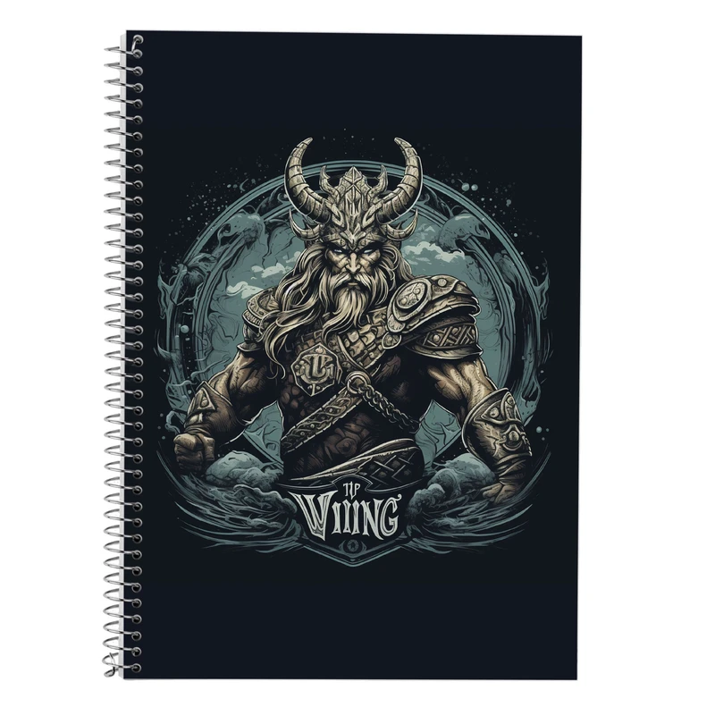 دفتر زبان 50 برگ مدوپد مدل دوخط طرح Vindland Saga کد DF3172