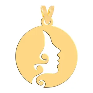 آویز گردنبند طلا 18 عیار زنانه فرشته مدل زن  WNL-000396