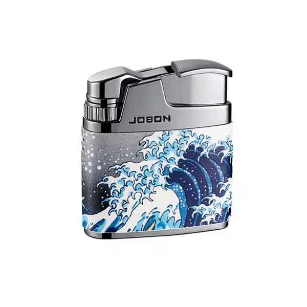 فندک گازی جوبن مدل فانتزی چرمی شعله رنگی