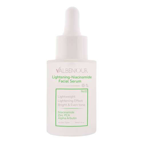 سرم روشن کننده والبنور مدل نیاسینامید و زینک مناسب برای انواع پوست حجم 30 میلی لیتر