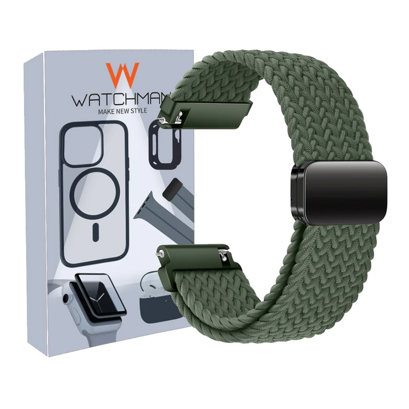 بند واچ من مدل Braided Magnetic مناسب برای ساعت هوشمند گارمین Vivomove / Style / Vivomove 3 / Forerunner 645 / 245