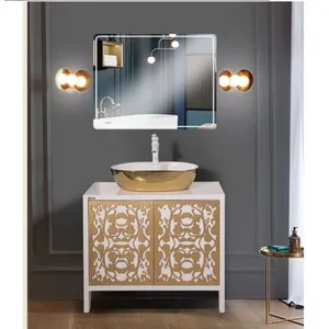 ست کابینت روشویی کاسپین مدل اگنس به همراه آینه 