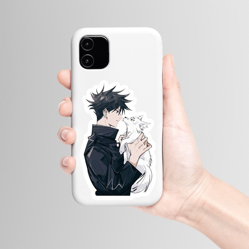 استیکر لپ تاپ و موبایل بووم طرح Anime Jujutsu Kaisen مدل Megumi کد TR107
