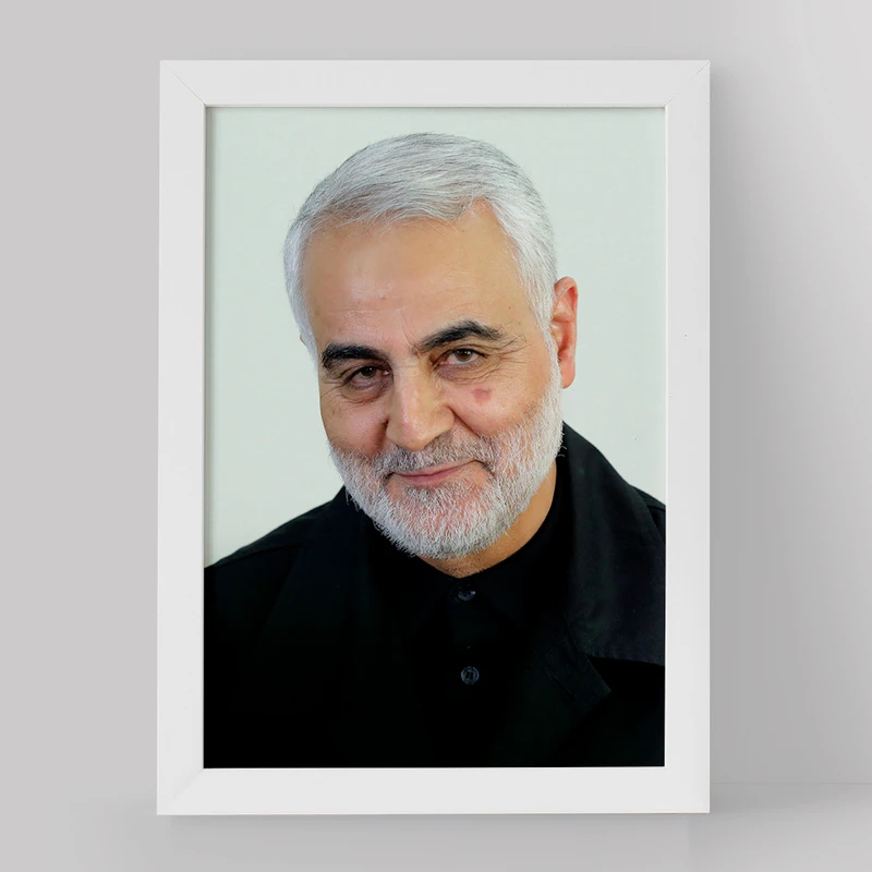 تابلو خندالو مدل سردار قاسم سلیمانی کد 12599