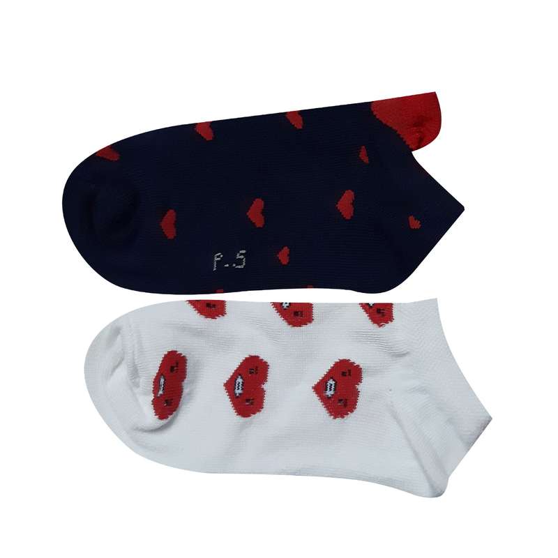 جوراب دخترانه کد 65 مجموعه 2 عددی  