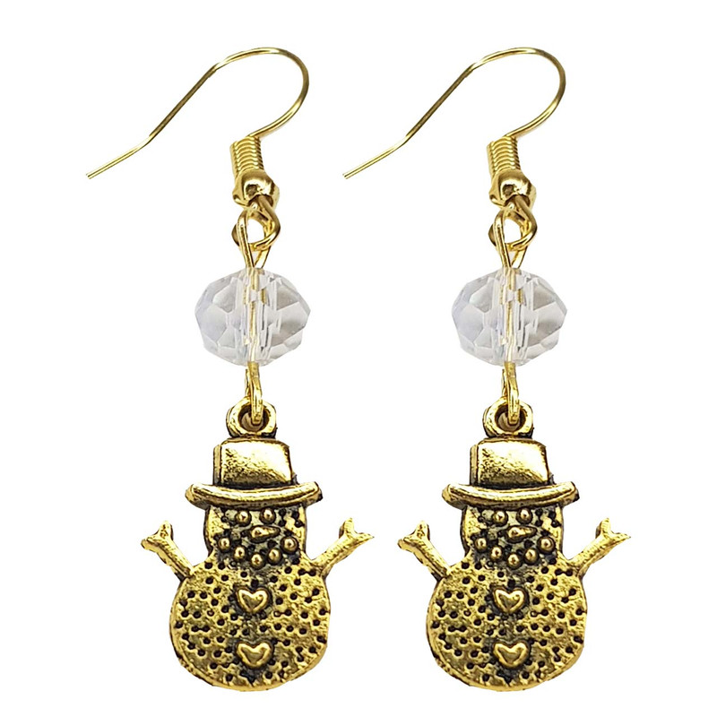 گوشواره زنانه ماه فام مدل آدم برفی