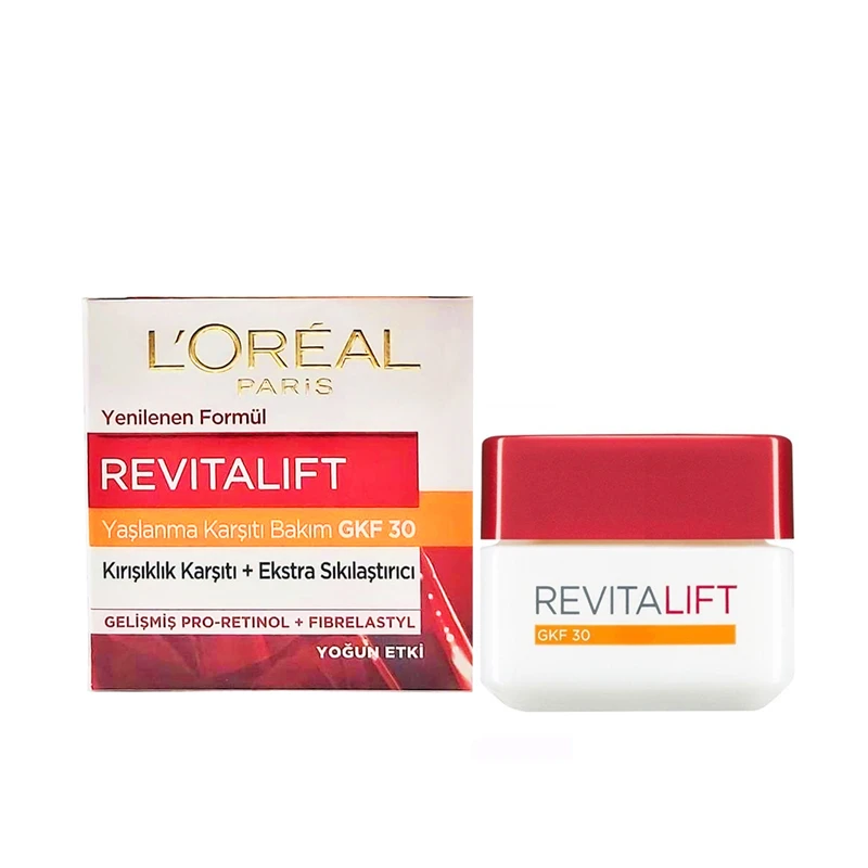 کرم ضد چروک روز لورآل مدل Revitalift GKF30 حجم 50 میلی لیتر