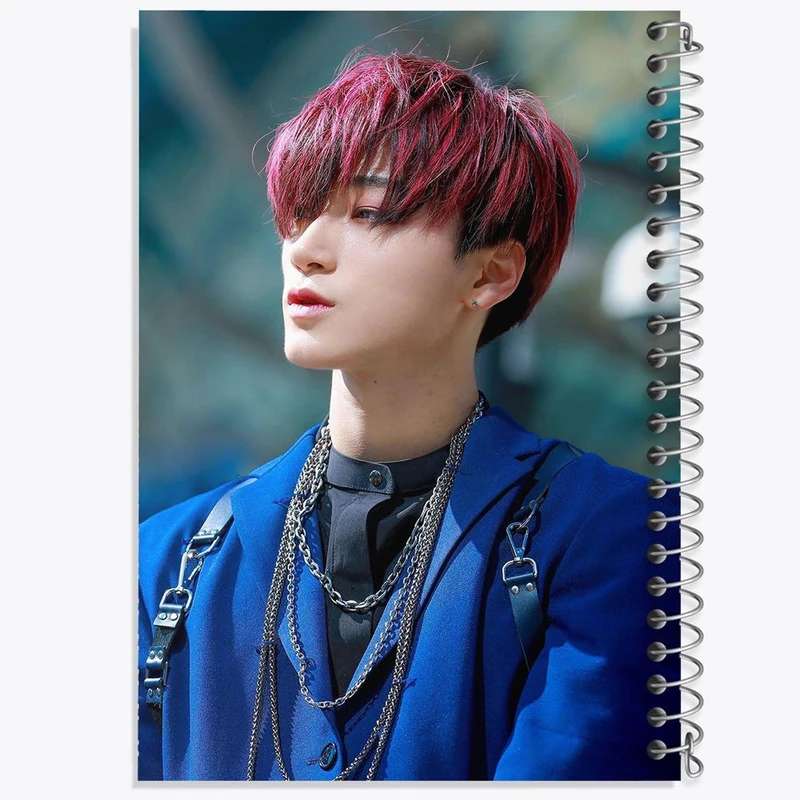 دفتر مشق 50 برگ خندالو مدل سان گروه ایتیز ATEEZ کد 21276