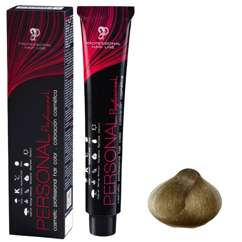 رنگ مو پرسونال پی ال شماره 6.15 حجم 100 میلی لیتر رنگ بلوند شنی تیره