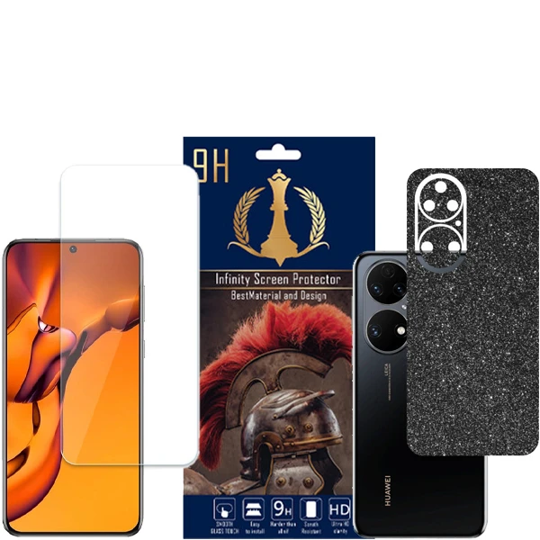   برچسب پوششی اینفینیتی مدل PRO MAX مناسب برای گوشی موبایل هوآوی P50 به همراه محافظ صفحه نمایش