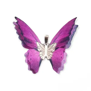 آویز گردنبند طلا 18 عیار زنانه مدل پروانه کد K14