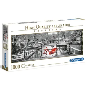 پازل 1000 تکه کلمنتونی مدل Amesterdam bicycle کد 39440