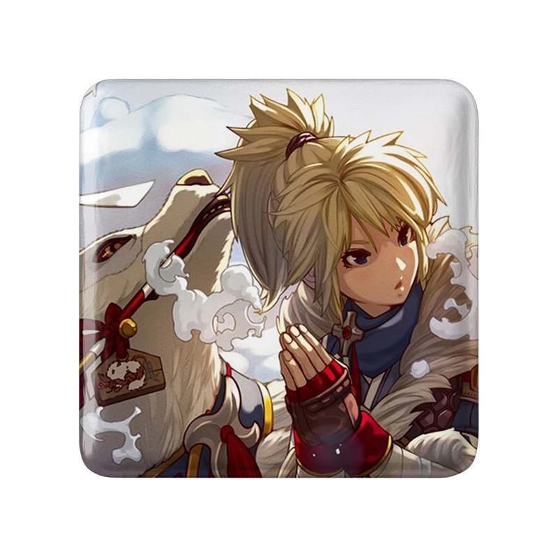 مگنت خندالو طرح بازی شکارچی هیولا (Monster Hunter) مدل مربعی کد 33283