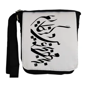 کیف رودوشی مردانه طرح خوشنویسی مدل EKM06 تک سایز