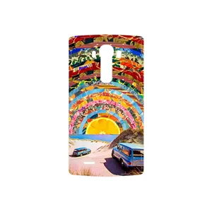 MAHOOT Collage of Orange Sky Cover Sticker for LG G3