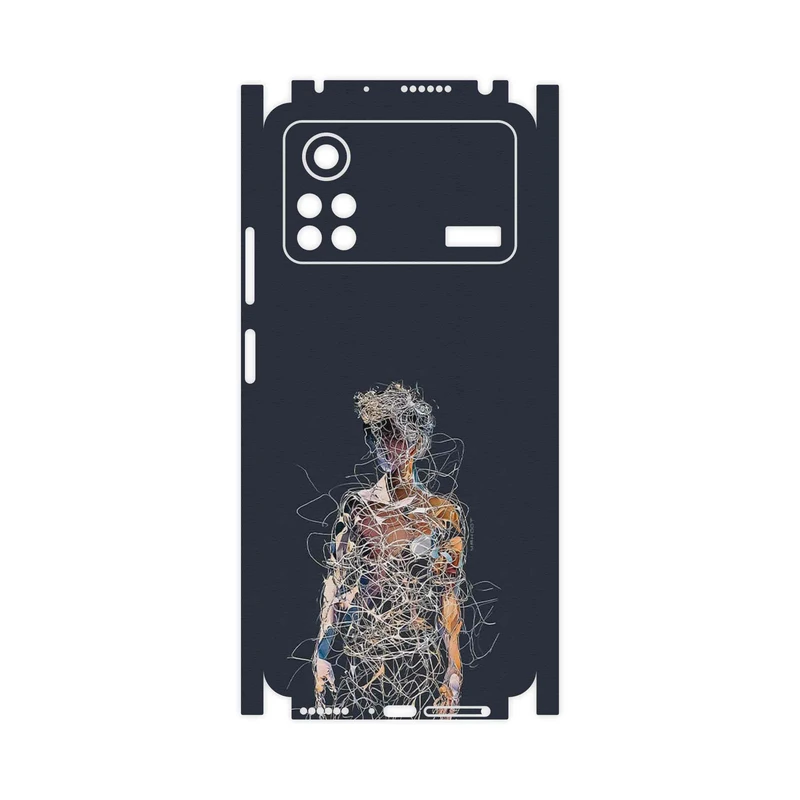 برچسب پوششی ماهوت مدل Strings Digital Art 1-FullSkin مناسب برای گوشی موبایل شیائومی Poco X4 Pro 5G