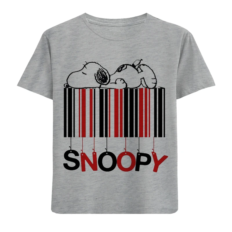 تی شرت آستین کوتاه بچگانه مدل اسنوپی F687