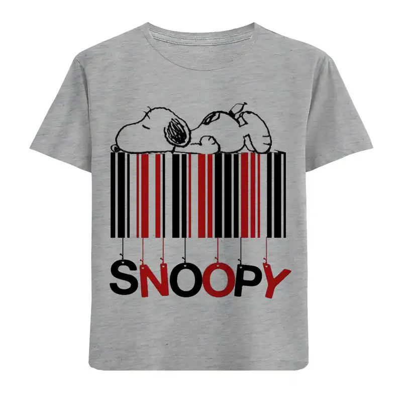 تی شرت آستین کوتاه بچگانه مدل اسنوپی F687