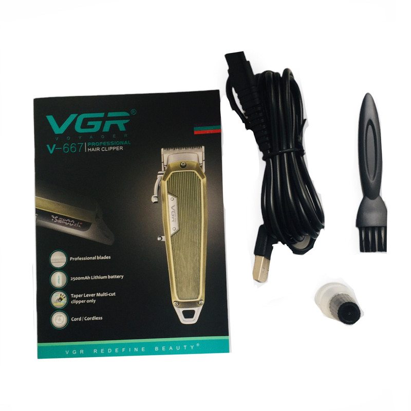 ماشین اصلاح موی سر و صورت وی جی آر مدل V-667