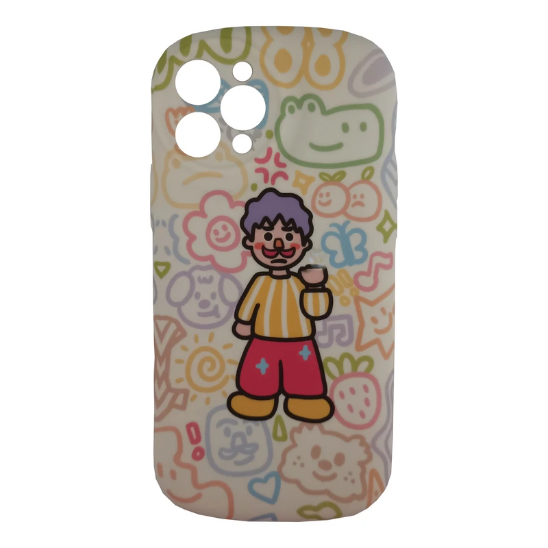 کاور مدل سیلیکونی طرح عروسکی مناسب برای گوشی موبایل اپل  iphone 12 Pro Max