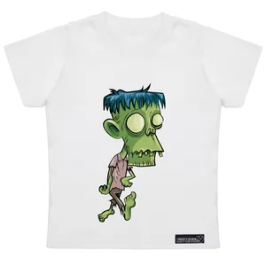 تی شرت آستین کوتاه دخترانه 27 مدل Green Zombie کد MH921