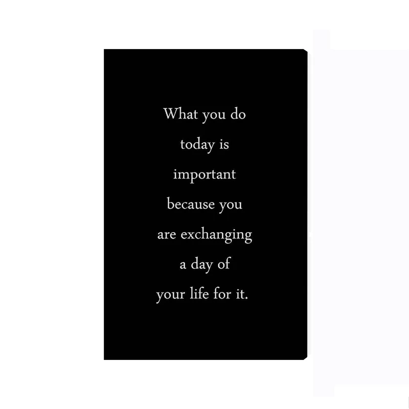 تابلو شاسی عرش مدل فانتزی انگیزشی What you do Today is Important Because کد As3034