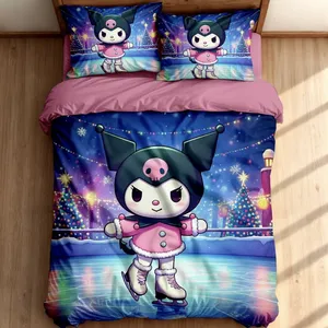 سرویس خواب تک نفره 5 تکه مدل کرومی kuromi کد اسکیت سوار 02