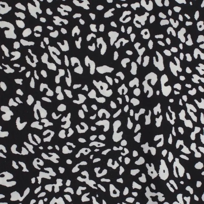 دامن زنانه مدل پرچین طرح پلنگی کد B-W