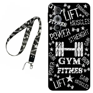 Megafone Gym 0010 Cover For Motorola Moto Edge 30 Pro Mobile Neckband