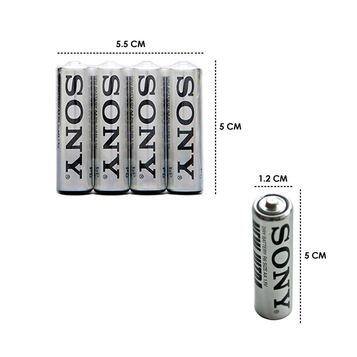 باتری قلمی سونی کد 40 بسته 8 عددی
