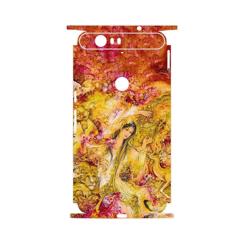 برچسب پوششی ماهوت مدل Persian miniature 1-FullSkin مناسب برای گوشی موبایل گوگل Nexus 6P