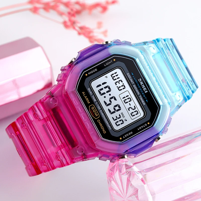 عکس شماره 4 : ساعت مچی دیجیتال اسکمی مدل 1622 bu-rd