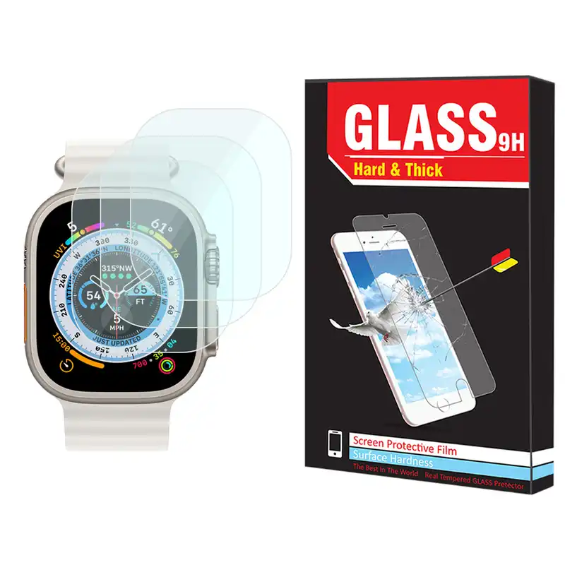 محافظ صفحه نمایش شیشه‌ای هارد اند تیک مدل SH-HT مناسب برای ساعت هوشمند الترا N8 Ultra Plus بسته سه عددی
