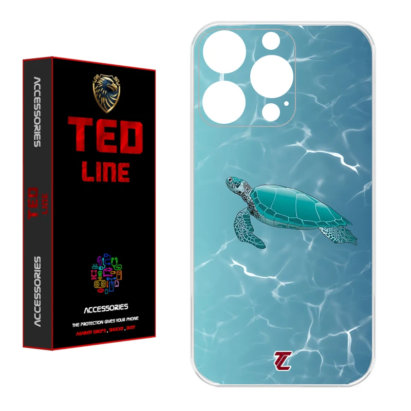 کاور تد لاین طرح لاک پشت کد 1100 مناسب برای گوشی موبایل اپل Iphone 15 Pro 