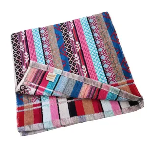 حوله دستی آذر بافت مدل هنر کد 01 سایز 70x35 سانتی متر مجموعه دو عددی