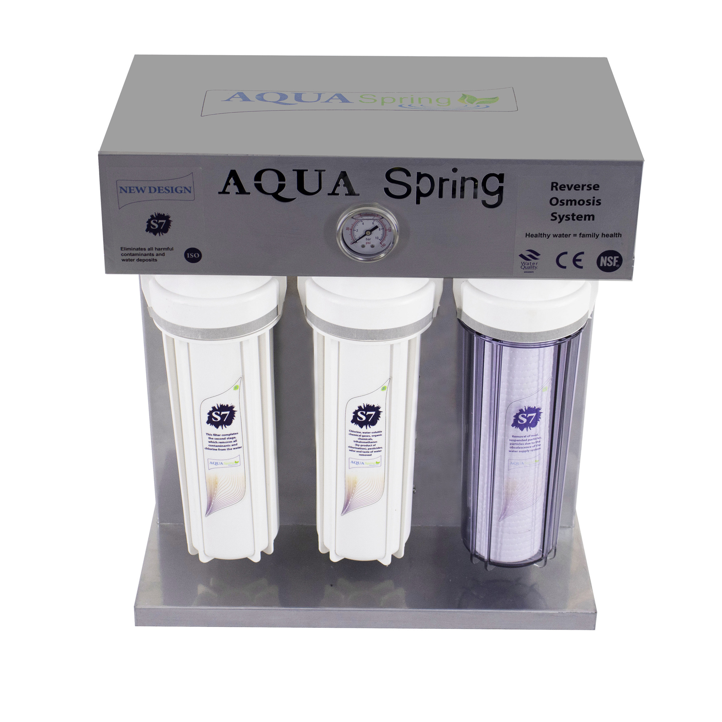 دستگاه تصفیه کننده آب آکوآ اسپرینگ مدل RO-S7-KZ 7011
