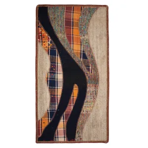 کلاژ گلیم دستبافت نیم متری کد n14127