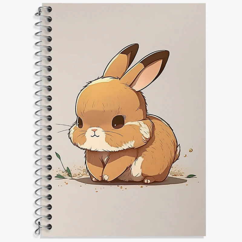 دفتر لغت 50 برگ خندالو طرح خرگوش کیوت کد N1470