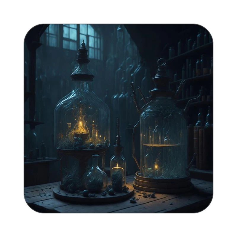 زیر لیوانی کاکتی طرح هری پاتر Harry Potter مدل mp42836