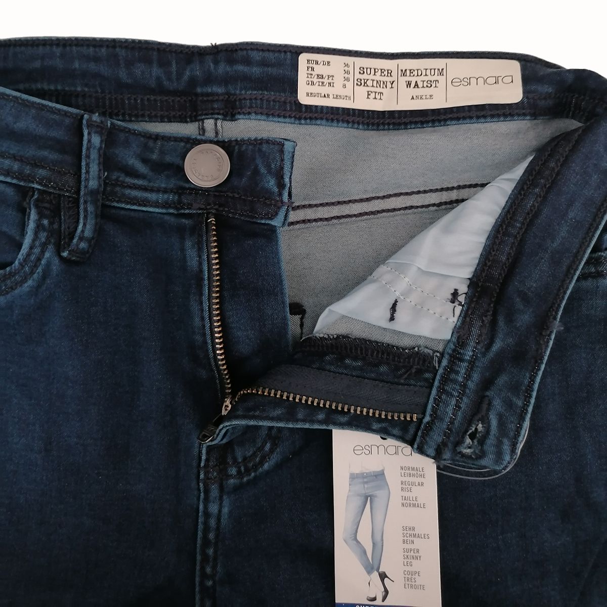 شلوار جین زنانه اسمارا مدل 9537721 -  - 6